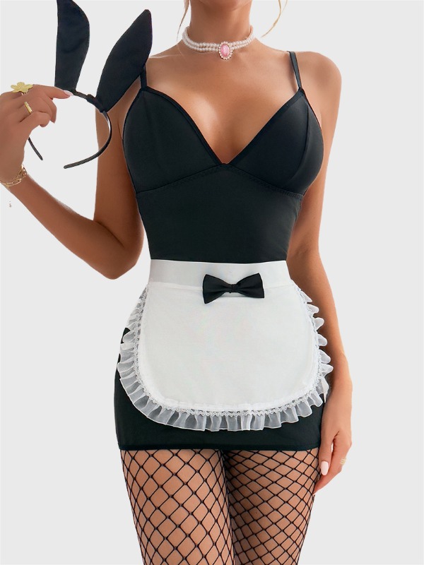 Lingerie - ชุดชั้นในฮาโลวีน Ellolace สำหรับผู้หญิง สุดฮอต เซ็กซี่ ชุดเดรส