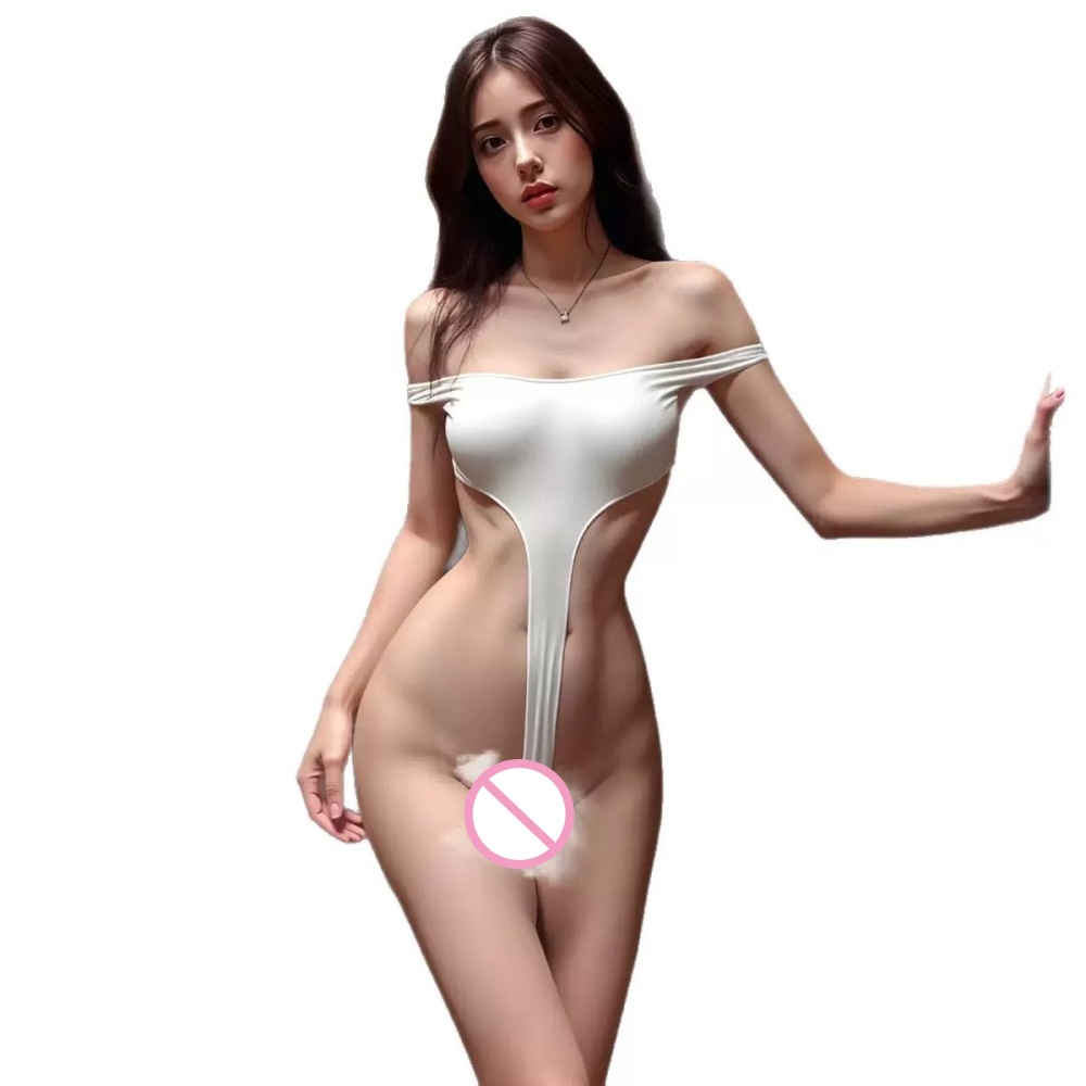 Lingerie - ชุดชั้นในลูกไม้เซ็กซี่สำหรับผู้หญิง บอดี้สูทแบบมีสายรัดหลังเปลือย ชุดคอสเพลย์ ชุดนอน ของขวัญ