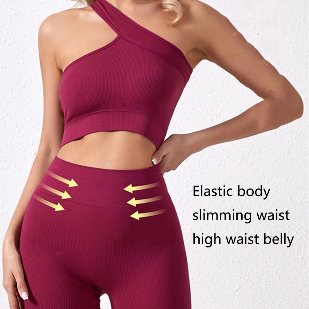 ชุดออกกำลังกายผู้หญิงแบบไร้ตะเ - Seamless Ribbed Workout Tank Top บทวิจารณ์และราคา