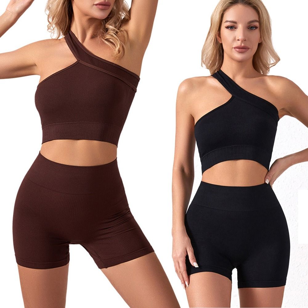 ชุดออกกำลังกายผู้หญิงแบบไร้ตะเ - Seamless Ribbed Workout Tank Top บทวิจารณ์และราคา