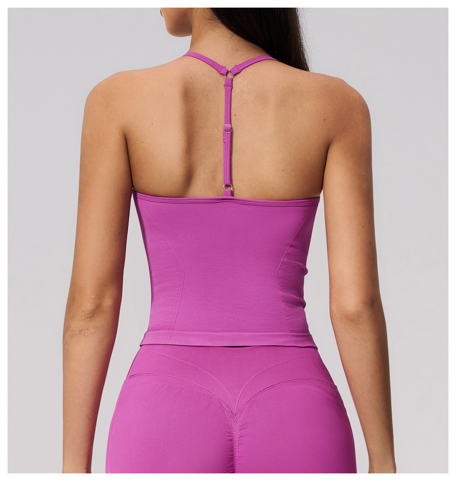 เสื้อกล้ามโยคะไร้ตะเข็บสำหรับผ - Seamless Ribbed Workout Tank Top บทวิจารณ์และราคา
