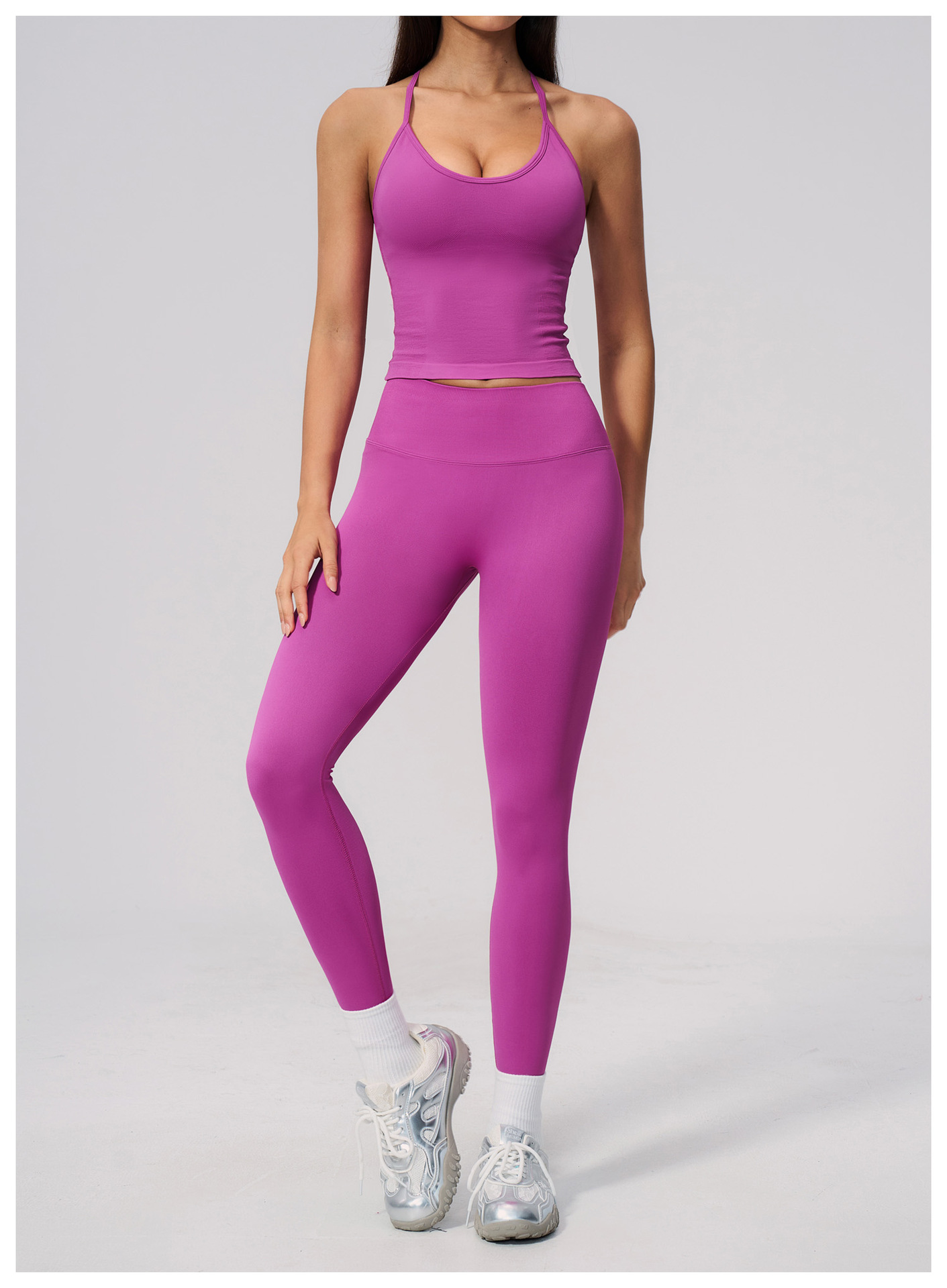 เสื้อกล้ามโยคะไร้ตะเข็บสำหรับผ - Seamless Ribbed Workout Tank Top บทวิจารณ์และราคา