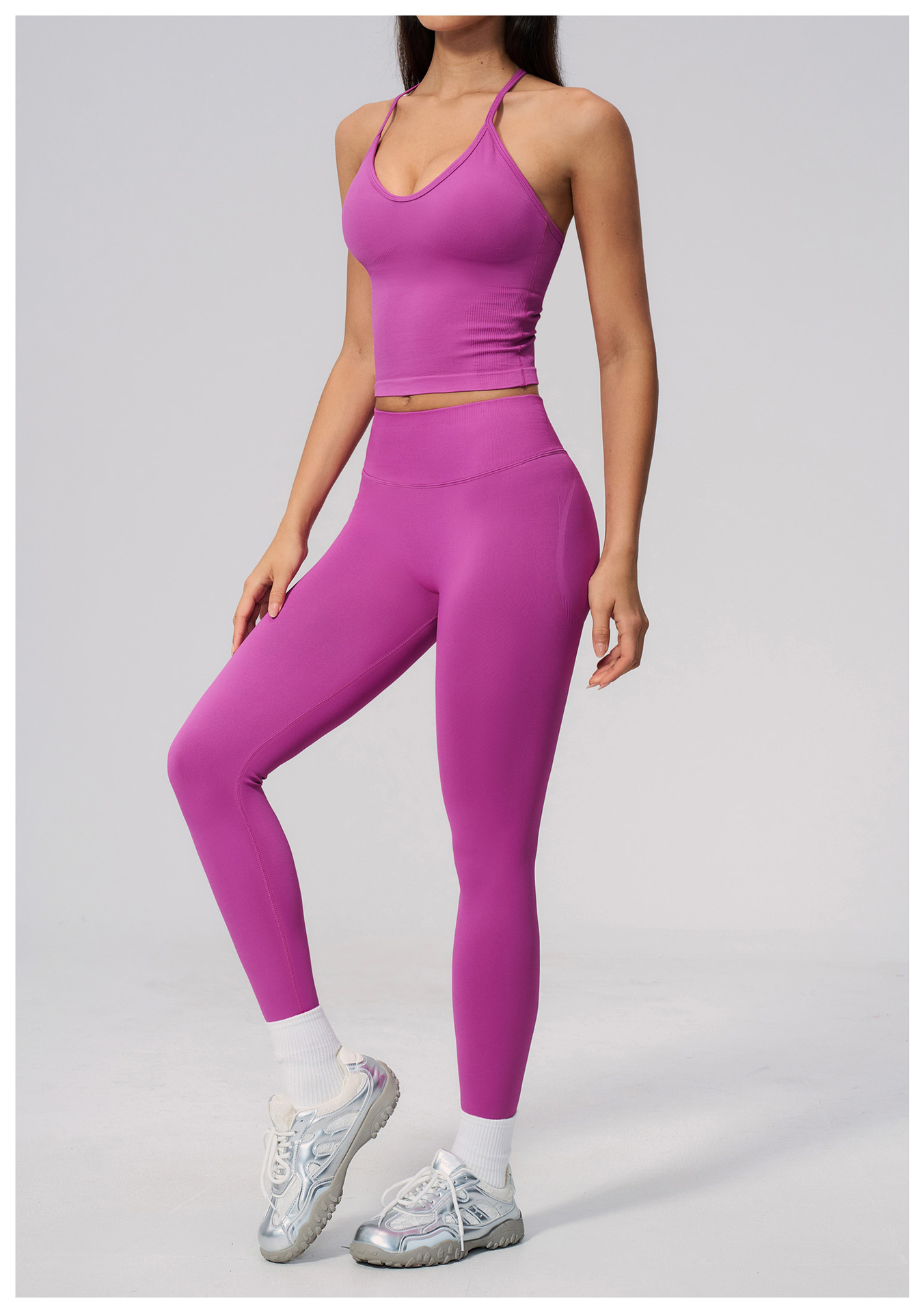เสื้อกล้ามโยคะไร้ตะเข็บสำหรับผ - Seamless Ribbed Workout Tank Top บทวิจารณ์และราคา