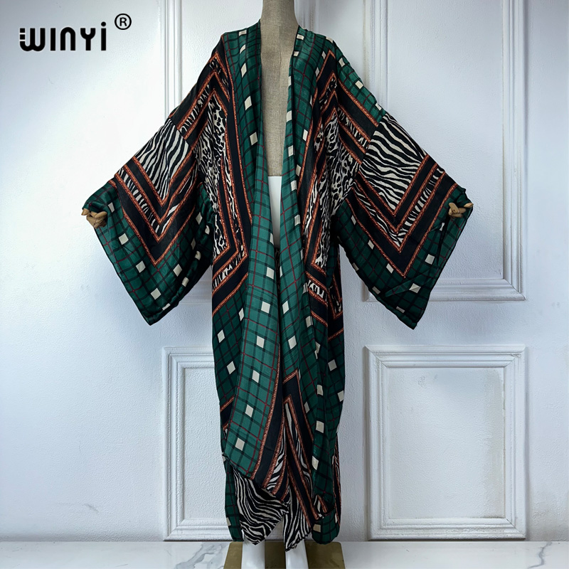 WINYIกิโมโนเซ็กซี่ฤดูร้อน 2025 - Boho Summer Beach Maxi Dress บทวิจารณ์และราคา