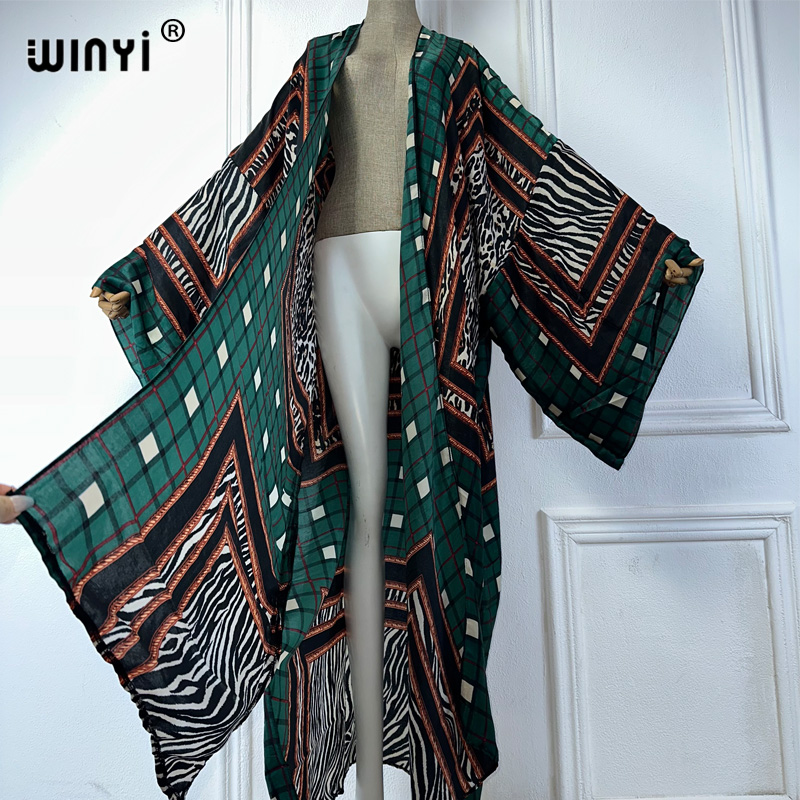 WINYIกิโมโนเซ็กซี่ฤดูร้อน 2025 - Boho Summer Beach Maxi Dress บทวิจารณ์และราคา