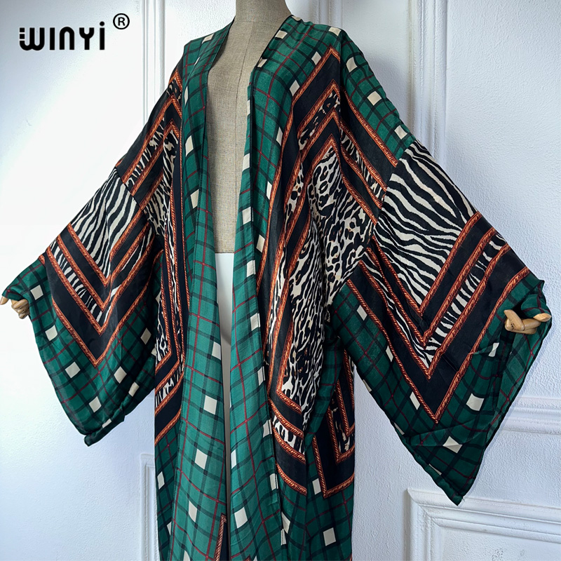WINYIกิโมโนเซ็กซี่ฤดูร้อน 2025 - Boho Summer Beach Maxi Dress บทวิจารณ์และราคา