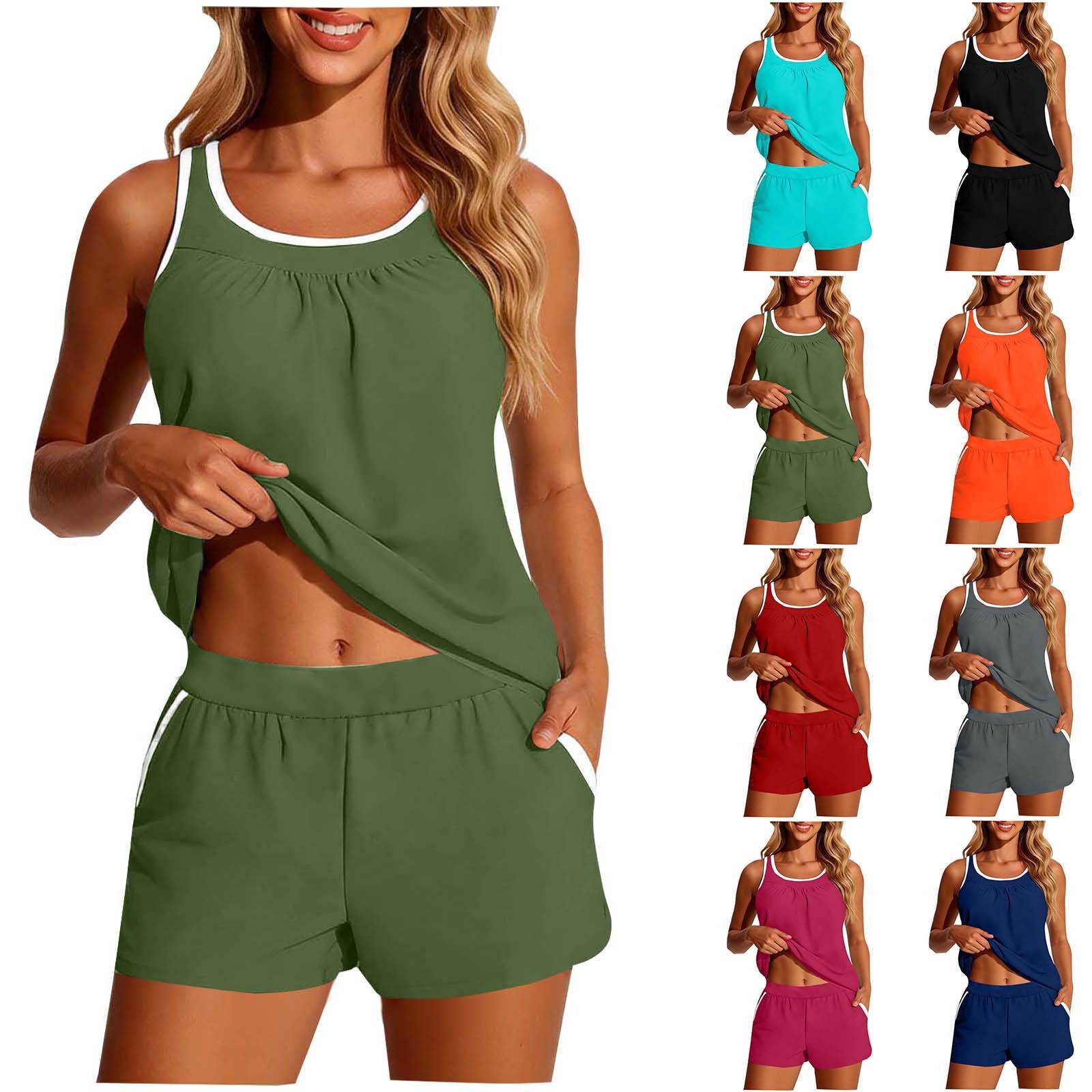ชุดว่ายน้ำผู้หญิง 2 ชิ้น เสื้อ - Swimwear บทวิจารณ์และราคา
