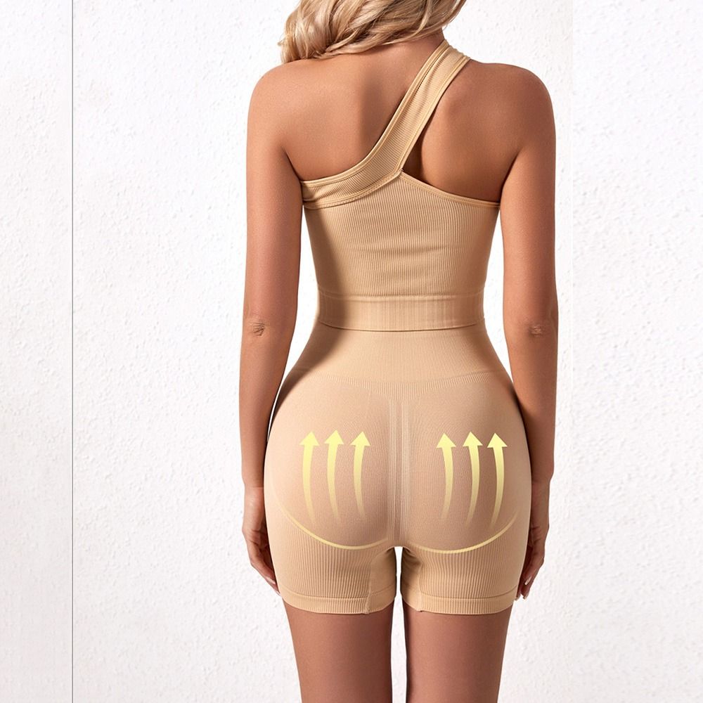 ชุดออกกำลังกายผู้หญิงแบบลำลอง  - Seamless Ribbed Workout Tank Top บทวิจารณ์และราคา