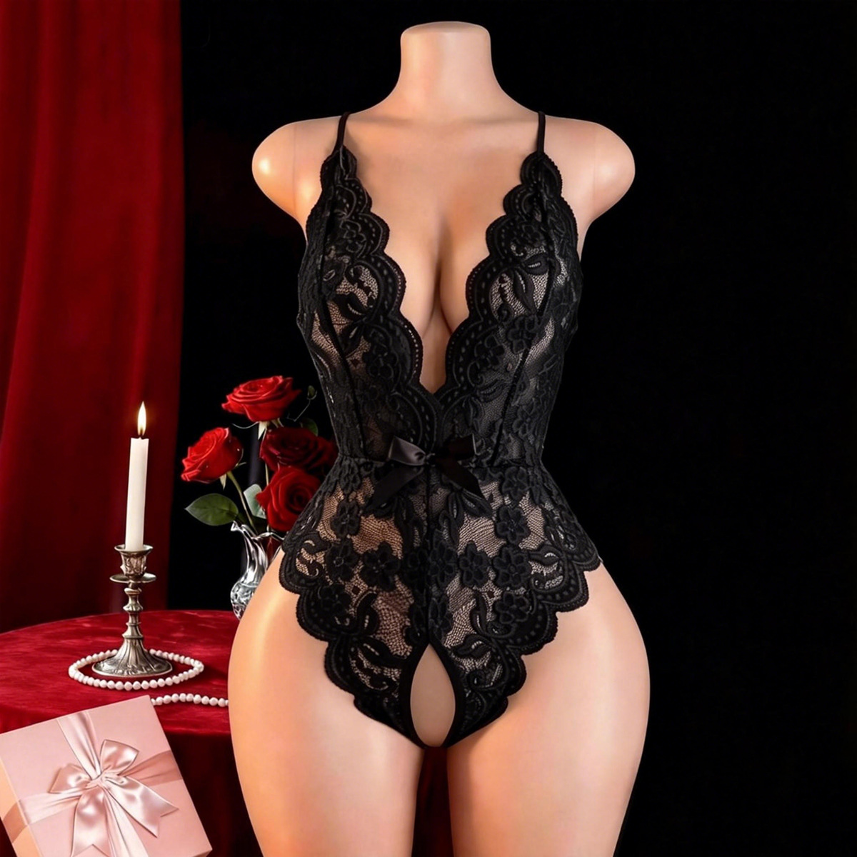 ชุดชั้นในเซ็กซี่แบบเปิดเป้าสำห - Lingerie บทวิจารณ์และราคา