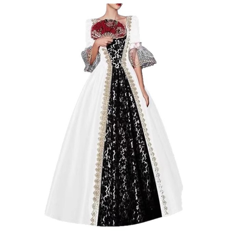 ชุดเดรสสตรี S-5XL สไตล์ยุคกลาง - Dresses บทวิจารณ์และราคา