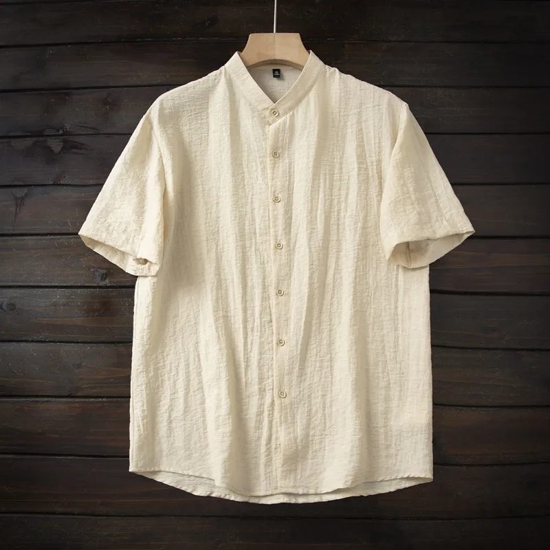 นุ่มสบาย ไม่ต้องรีด! เสื้อเชิ้ - Casual Loose Linen Shirt Dress บทวิจารณ์และราคา