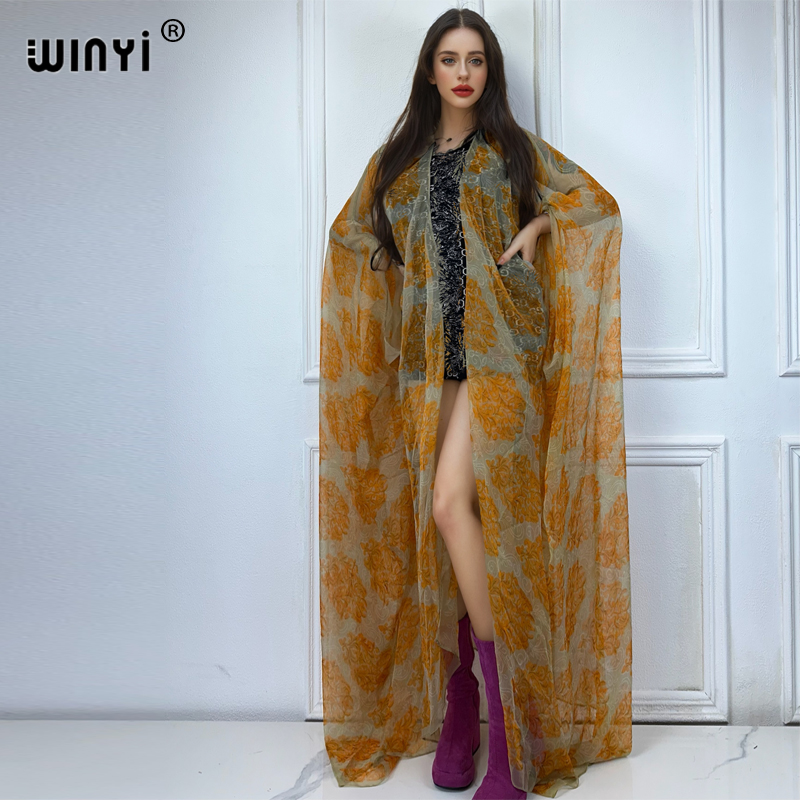 WINYI Maxiกิโมโนฤดูร้อนมุมมองเ - Boho Summer Beach Maxi Dress บทวิจารณ์และราคา