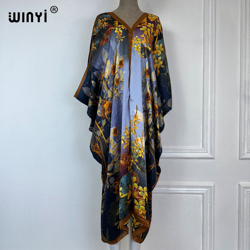 WINYI 2023 ชุดเดรสยาวคอวีสไตล์ - Boho Summer Beach Maxi Dress บทวิจารณ์และราคา