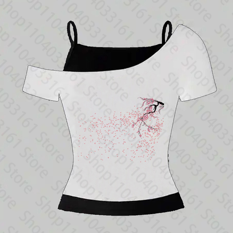เสื้อยืดสไตล์โกธิคพังก์วินเทจล - Y2K Graphic Baby Tee Crop บทวิจารณ์และราคา