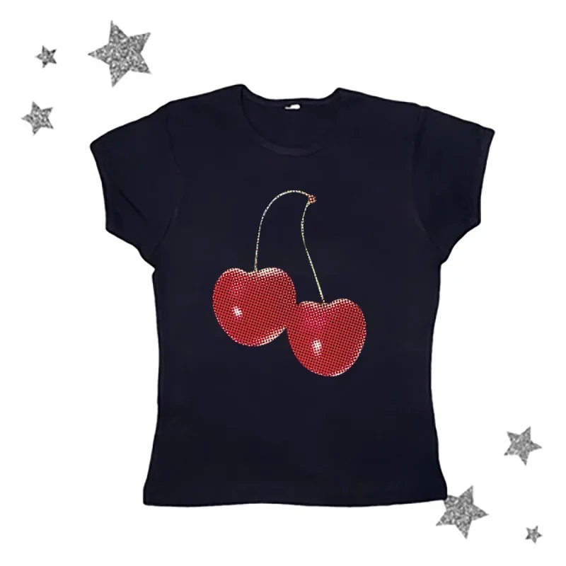 เสื้อยืดสไตล์สตรีทแวร์ลายกราฟิ - Y2K Graphic Baby Tee Crop บทวิจารณ์และราคา