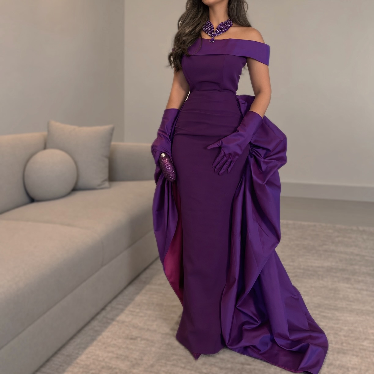 ชุดราตรีผ้าซาตินสุดเซ็กซี่สั่ง - Elegant Satin Evening Gown Split บทวิจารณ์และราคา