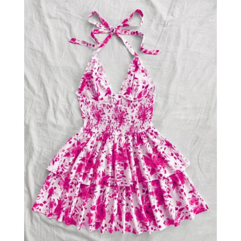 ชุดเดรสสั้นสไตล์วินเทจสำหรับผู - French Vintage Floral Midi Dress บทวิจารณ์และราคา