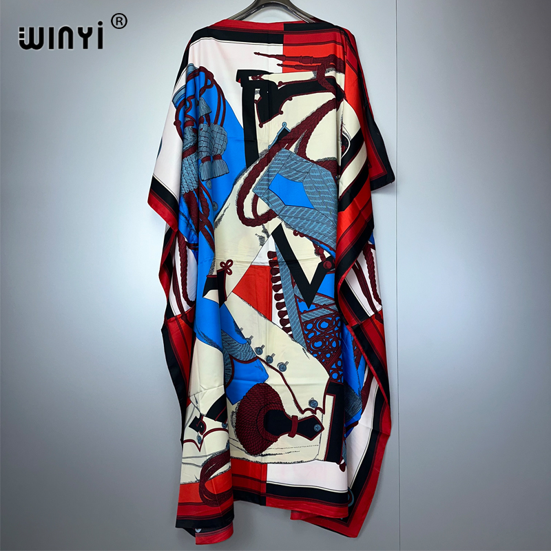 WINYI ฤดูร้อน kaftan แอฟริกันผ - Boho Summer Beach Maxi Dress บทวิจารณ์และราคา