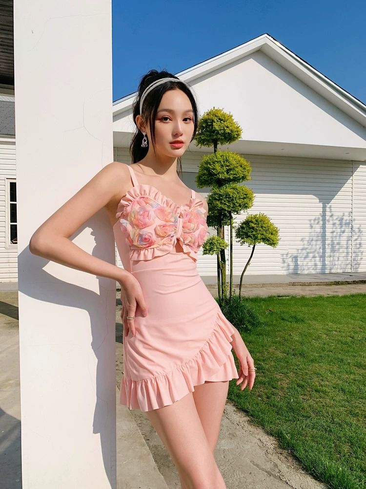 ชุดว่ายน้ำวันพีซแบบกระโปรงสำหร - Swimwear บทวิจารณ์และราคา
