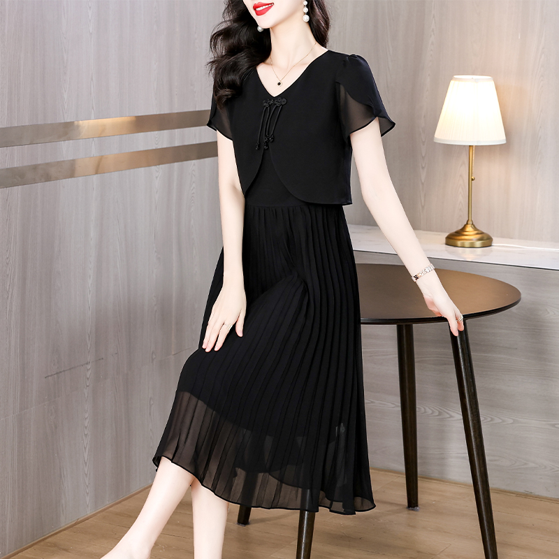 2025 ฤดูร้อนชีฟองสบายๆMidiชุดจ - French Vintage Floral Midi Dress บทวิจารณ์และราคา